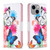 Colored Drawing Pattern Leather Phone Case