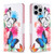 Colored Drawing Pattern Leather Phone Case