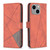 Magnetic Buckle Rhombus Texture Leather Phone Case
