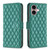 Diamond Lattice Wallet Flip Leather Phone Case