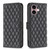 Diamond Lattice Wallet Flip Leather Phone Case
