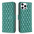 Diamond Lattice Wallet Flip Leather Phone Case