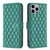 Diamond Lattice Wallet Flip Leather Phone Case