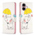 Colored Drawing Pattern Flip Leather Phone Case
