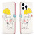 Colored Drawing Pattern Flip Leather Phone Case