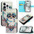 3D Painting Horizontal Flip Leather Phone Case