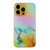 Laser Marble Pattern Clear TPU Shockproof Phone Case