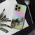 Laser Marble Pattern Clear TPU Shockproof Phone Case