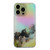 Laser Marble Pattern Clear TPU Shockproof Phone Case