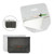 Portable Air Permeable Felt Sleeve Bag for MacBook Laptop, with Power Storage Bag
