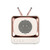 BD13 TV Shape Retro Bluetooth Wireless Speaker Mini Portable Card Audio