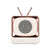 BD13 TV Shape Retro Bluetooth Wireless Speaker Mini Portable Card Audio