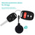 4 PCS Round Shape Shockproof Anti-scratch Silicone Protective Case with Carabiner for Airtag