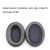 2 PCS Headset Sponge Cover Ear Pad Leather Case For Kingston Cloud Silver II, Colour: Black