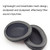2 PCS Headset Sponge Cover Ear Pad Leather Case For Kingston Cloud Silver II, Colour: Black
