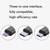 2 PCS ZZ034 USB To 8 Pin + USB-C / Type-C + Micro USB 3 In 1 Fast Charging Cable, Style: