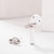 2 Pairs 925 Silver Needle Wireless Earphones Snake-Shaped Embrace Anti-Lost Earrings For AirPods