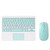 871 9.7 Inch Portable Wireless Bluetooth Keyboard With Touch Screen IPad + Mouse Set for iPad