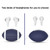 JYP-LR18 TWS Bluetooth 5.0 Rugby Shape Semi-In-Ear Game Earphone