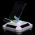Solar Turntable Mobile Phone Stand Display Stand With Coloful Light