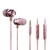 2 PCS EN500 3.5mm Plug Snake Pattern In-Ear Phone Earphone