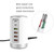 4 X USB + 2 X Type-C 65W Cylinder Multifunction Charger, US Plug