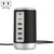 4 X USB + 2 X Type-C 65W Cylinder Multifunction Charger, US Plug