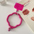 Flower-shaped Wave Phone Case Anti-lost Keychain Silicone Bracelet