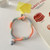 Flower-shaped Wave Phone Case Anti-lost Keychain Silicone Bracelet