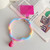 Flower-shaped Wave Phone Case Anti-lost Keychain Silicone Bracelet