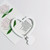 5 PCS Heart-shaped Silicone Bracelet Mobile Phone Lanyard Anti-lost Wrist Rope