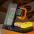 A37 30W 3-in-1 Wireless Charging Phone Stand with RGB Night Light & Alarm Clock Function
