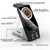 H27 15W  6 In 1 With Clock Function Magnetic Phone Wireless Charger For iWatch/AirPods