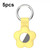 5pcs AT03 Tracker Case Positioning Anti-loss Device Storage Keychain Cover