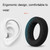 For Focal Clear MG Pro 2pcs Leather Breathable and Comfortable Headset Cover, Color: Fiber Black