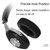 For Focal Clear MG Pro 2pcs Leather Breathable and Comfortable Headset Cover, Color: Fiber Black