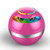 GS009 Bluetooth 4.2 Round Ball Small Speaker With Colorful Llight Support TF Card / FM