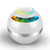 GS009 Bluetooth 4.2 Round Ball Small Speaker With Colorful Llight Support TF Card / FM