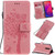 Tree & Cat Pattern Pressed Printing Horizontal Flip PU Leather Case with Holder & Card Slots & Wallet & Lanyard