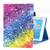 For iPad 10.2 inch Coloured Drawing Pattern Horizontal Flip Leather Case with Holder & Card Slots & Photo Frame