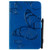 Pressed Printing Butterfly Pattern Horizontal Flip PU Leather Case with Holder & Card Slots & Wallet & Pen Slot
