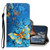 3D Colored Drawing Horizontal Flip PU Leather Case with Holder & Card Slots & Wallet