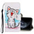 3D Colored Drawing Horizontal Flip PU Leather Case with Holder & Card Slots & Wallet