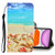 3D Colored Drawing Horizontal Flip PU Leather Case with Holder & Card Slots & Wallet