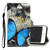 3D Colored Drawing Horizontal Flip PU Leather Case with Holder & Card Slots & Wallet