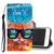 3D Colored Drawing Horizontal Flip PU Leather Case with Holder & Card Slots & Wallet