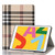 For iPad 10.2 / 10.5 Plaid Texture Horizontal Flip Leather Case with Holder & Card Slots & Wallet