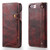 Denior Oil Wax Cowhide Magnetic Button Horizontal Flip Leather Case with Card Slots & Wallet