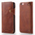 Denior Oil Wax Cowhide Magnetic Button Horizontal Flip Leather Case with Card Slots & Wallet