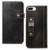 Denior Oil Wax Cowhide DK Magnetic Button Horizontal Flip Leather Case with Holder & Card Slots & Wallet